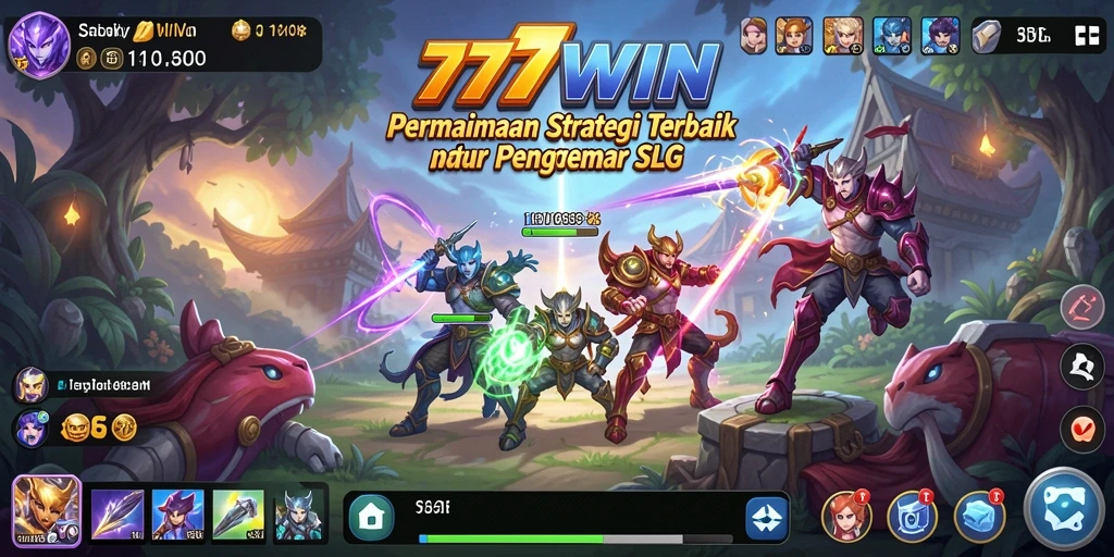 Tampilan gameplay <strong>777WIN</strong> dengan strategi mendalam dan grafis menawan.