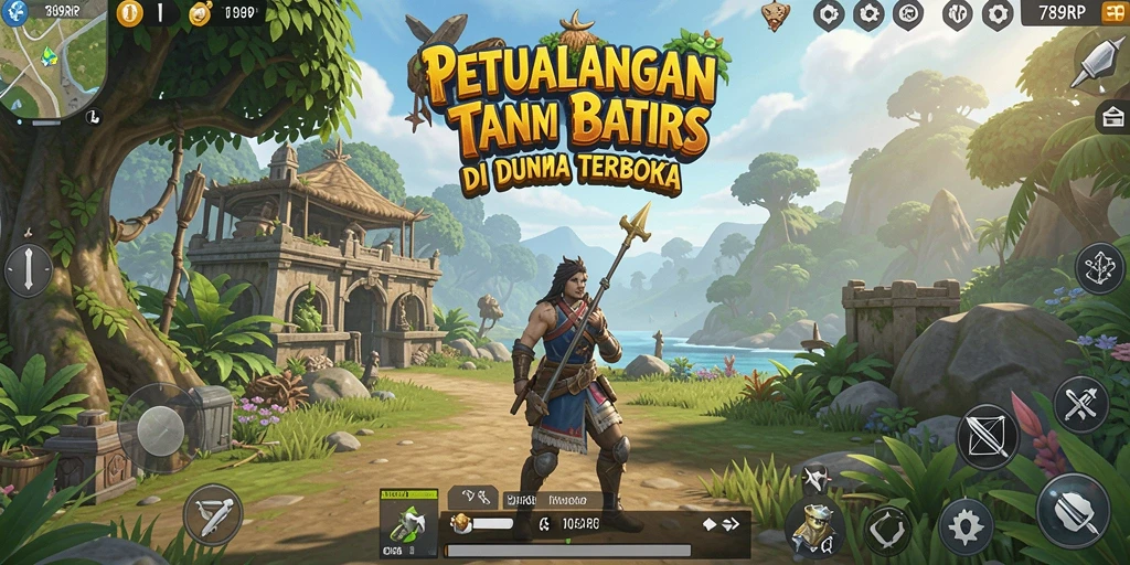 Screenshot dari gameplay Open World yang menampilkan kebebasan menjelajah.