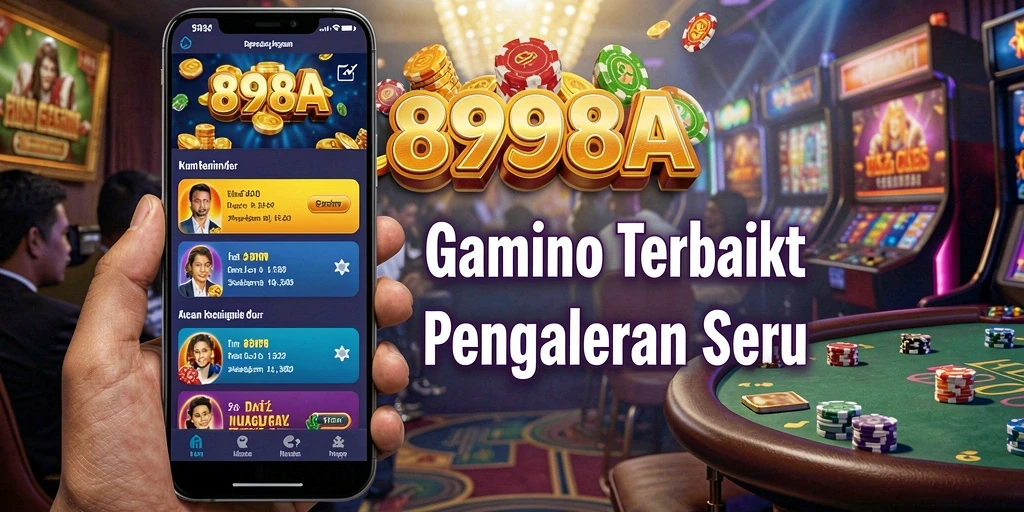Tampilan gameplay menarik dari 898A yang menggambarkan suasana kasino.