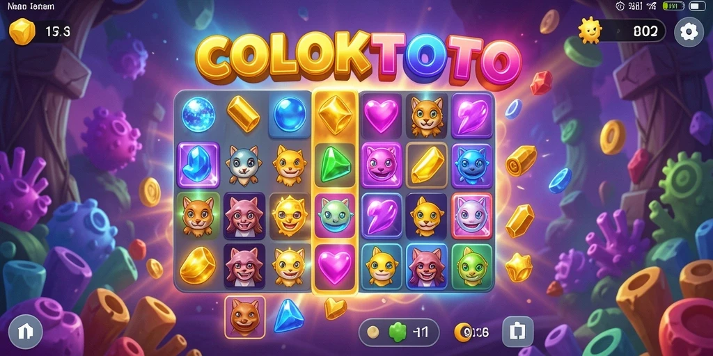 Tampilan mengasyikkan gameplay COLOKTOTO yang penuh warna.