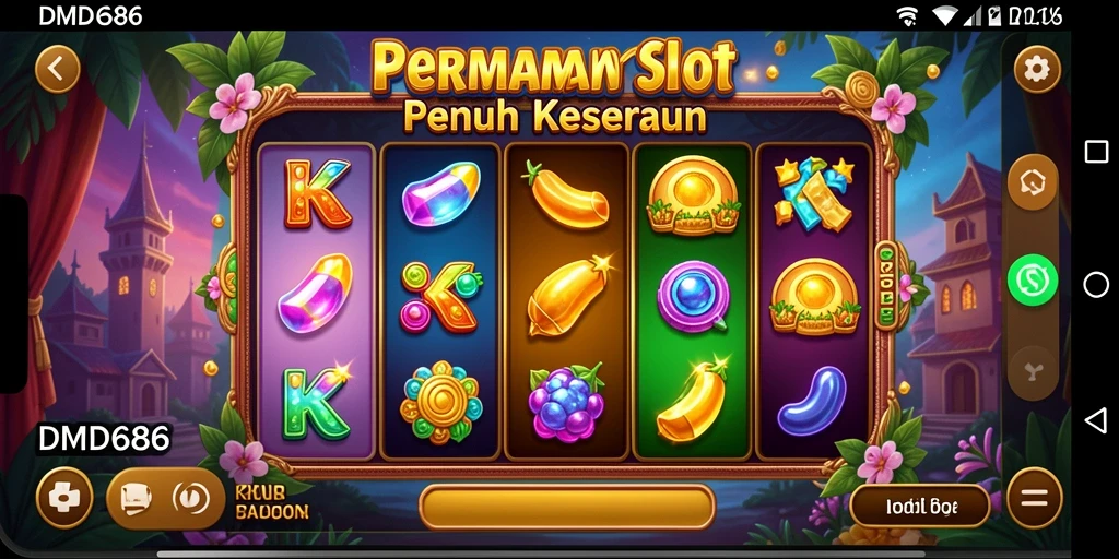 Screenshot DMD686 menampilkan gameplay slot yang seru dan menarik.
