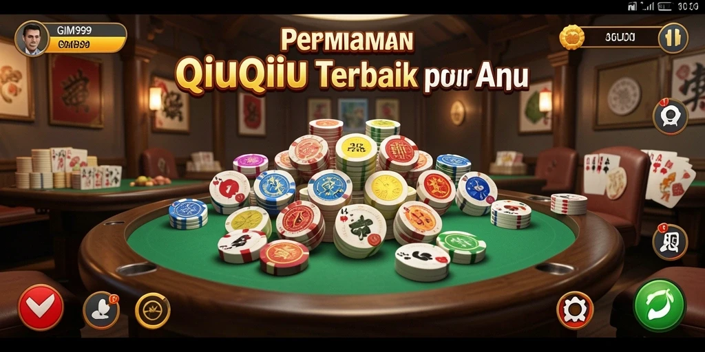 Tampilan gameplay QiuQiu yang menarik dan interaktif.