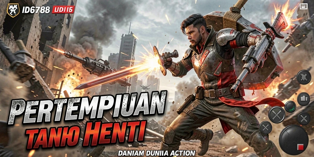 Screenshot dari gameplay seru ID6788 dengan aksi bertarung yang menegangkan.