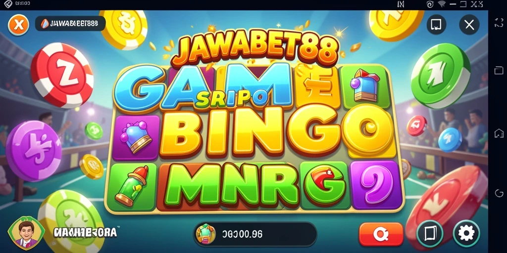Screenshot gameplay JAWABET88 menampilkan suasana seru permainan Bingo yang interaktif.