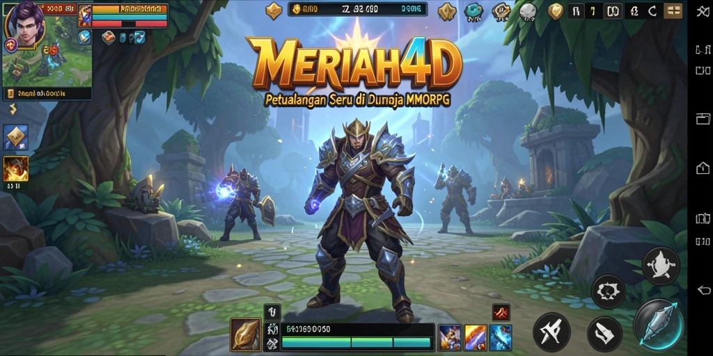 Tampilan gameplay seru di dunia fantasi MERIAH4D.