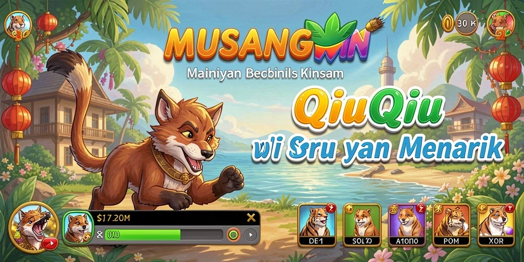 Screenshot menunjukkan aksi gameplay QiuQiu yang seru.