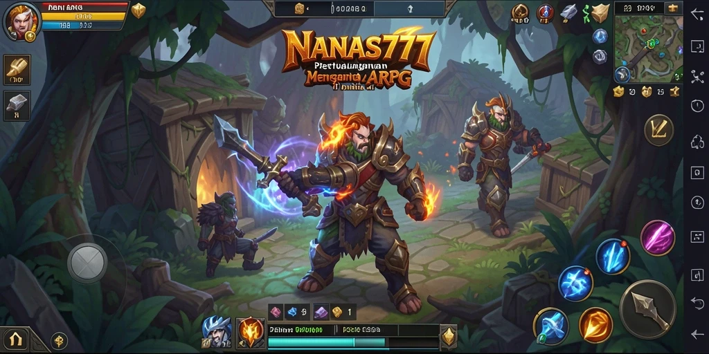 Tampilan gameplay ARPG yang mendebarkan dan penuh aksi.