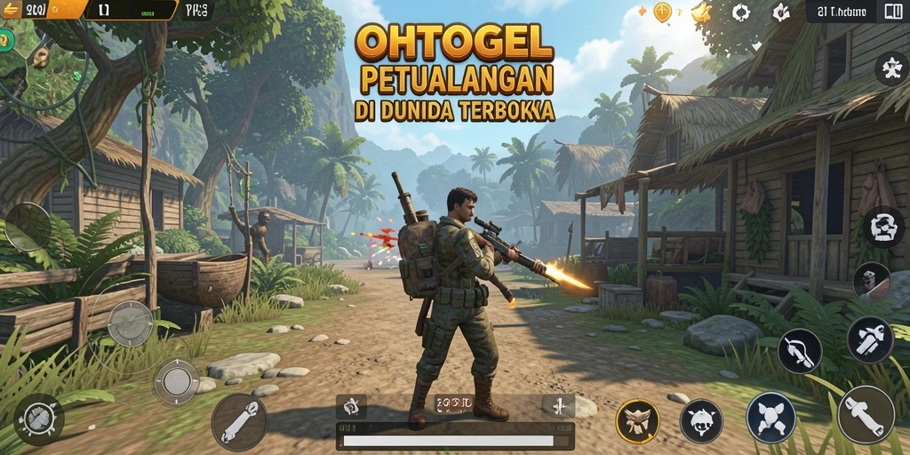 Tampilan gameplay OHTOGEL yang menakjubkan di dunia Open World.