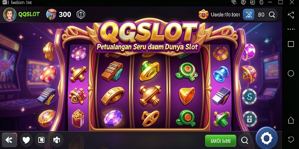 Tampilan gameplay QQSLOT dengan grafik yang menakjubkan.
