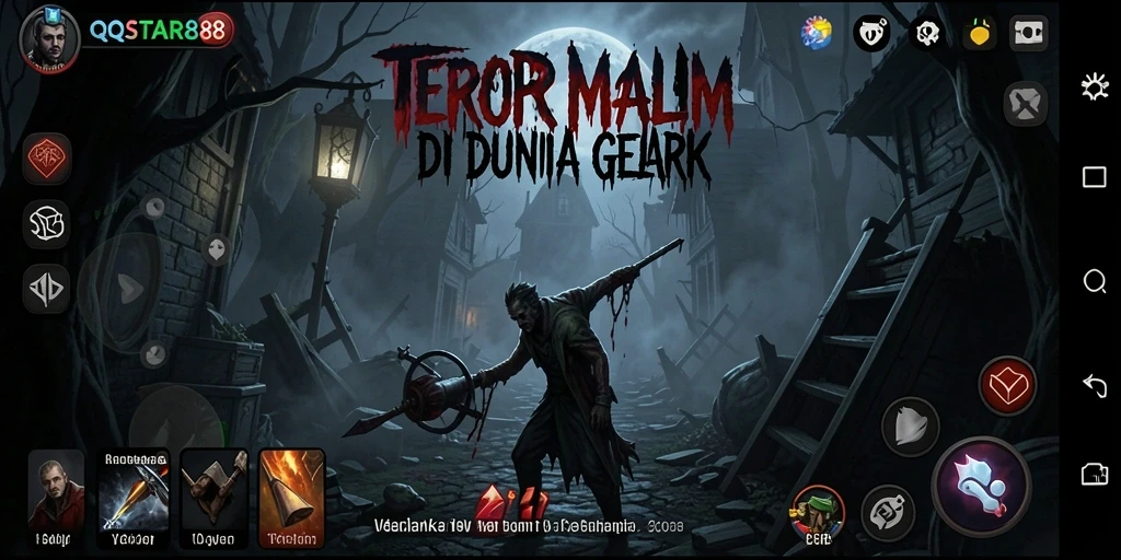 Tampilan gameplay QQSTAR88 yang mencekam dan menakutkan.