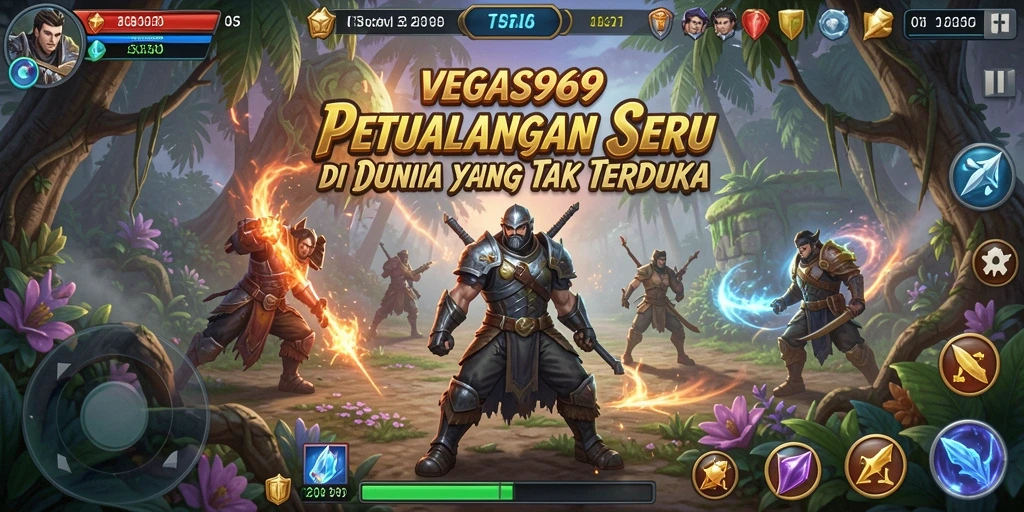 Tangkapan layar yang menunjukkan aksi seru dalam petualangan VEGAS969.