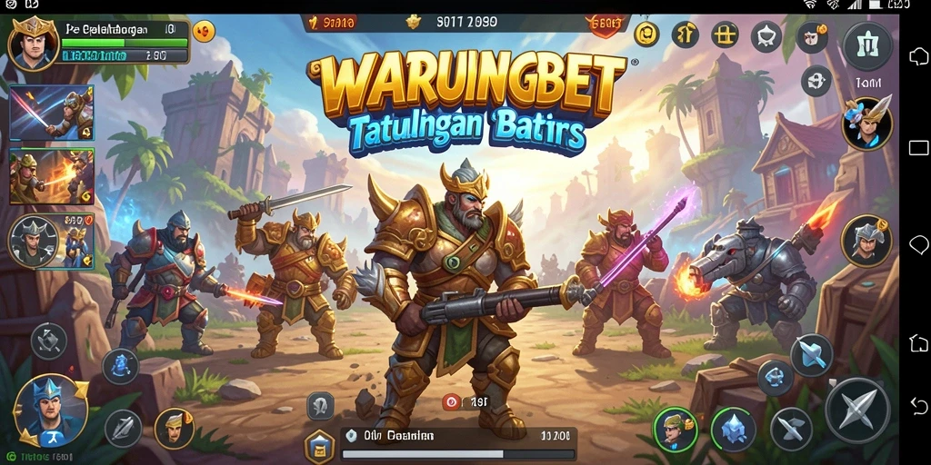 Screenshot utama WARUNGBET menampilkan aksi petualangan yang mendebarkan.