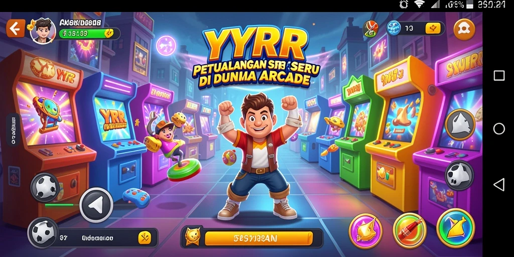 Screenshot gameplay YYRR menunjukkan aksi seru dan grafis menawan.