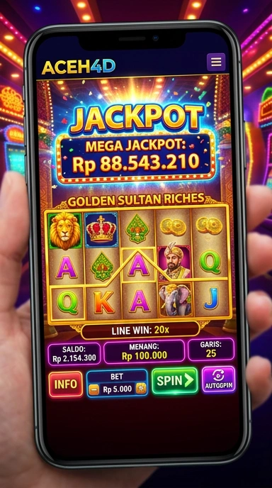 Tampilan antarmuka aceh4d yang intuitif dan menarik.